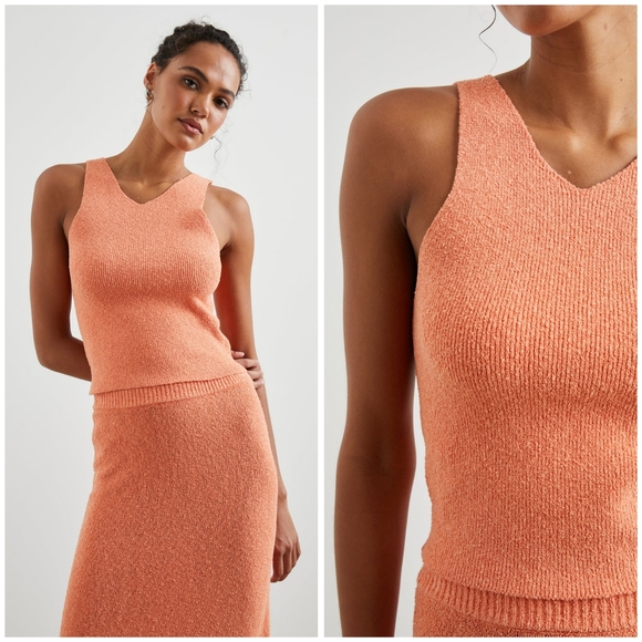 Rails Ally Tank & Kaja Skirt Set In Persimmon - Picture 3 of 16
